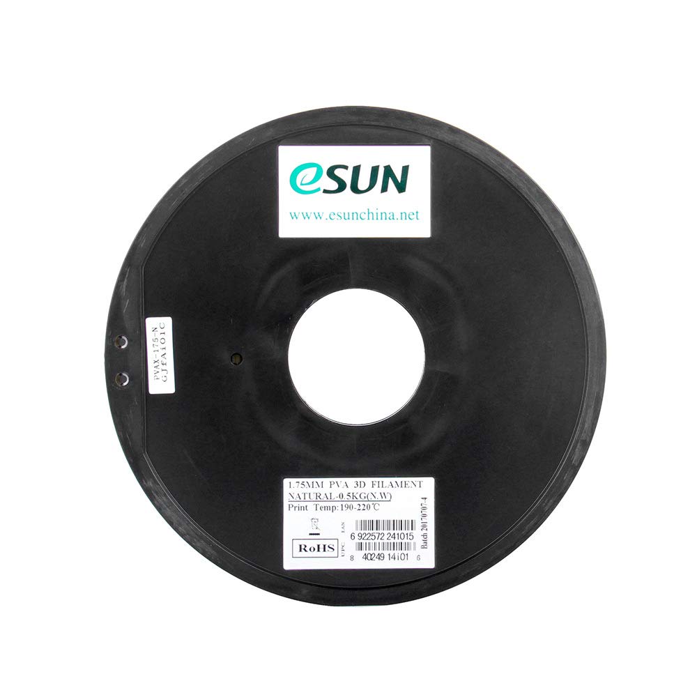 PVA Filament do drukarek 3D 1,75 mm 0,5 kg (1,1 funta) szpula materiały eksploatacyjne rozpuszczalne w wodzie wkłady z naturalnego materiału