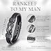 RANKEEF To My Man Bracelet Gifts for Him Christmas Gifts Men Mens Leather Bracelet Birthday Gift for Men