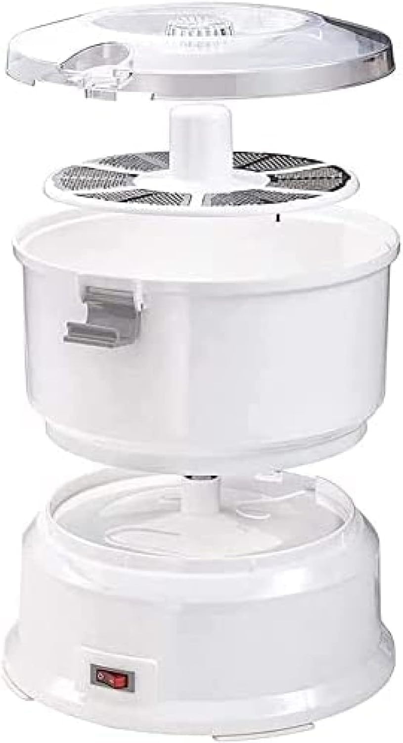 Pelador eléctrico de patatas, máquina peladora automática 2 en 1, peladora de patatas y secado de verduras, con un solo botón, para el hogar, cocina, restaurante, uso comercial