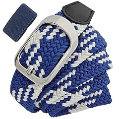 Blue+white Silvery Buckle