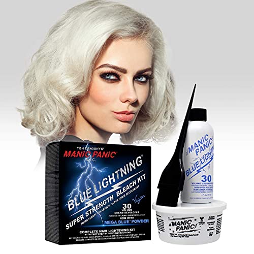 MANIC PANIC 30 Vol Blue Lightning Bleach Kit 3PK - Thumbnail 5