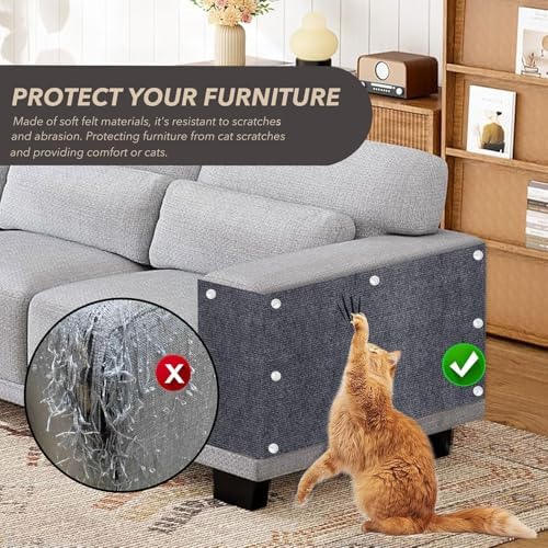 78.7"X15.8" Cat Scratching Mat — top-down angle highlighting key features