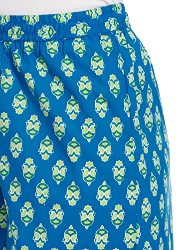 Image of Amazon Brand - Myx Women's High Rise Cotton Relaxed Fit Palazzo (Available in Plus Sizes)