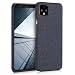 Produktbild kwmobile Hülle kompatibel mit Google Pixel 4 XL - Stoff Cover Handyhülle - Backcover Schutzhülle in Dunkelblau