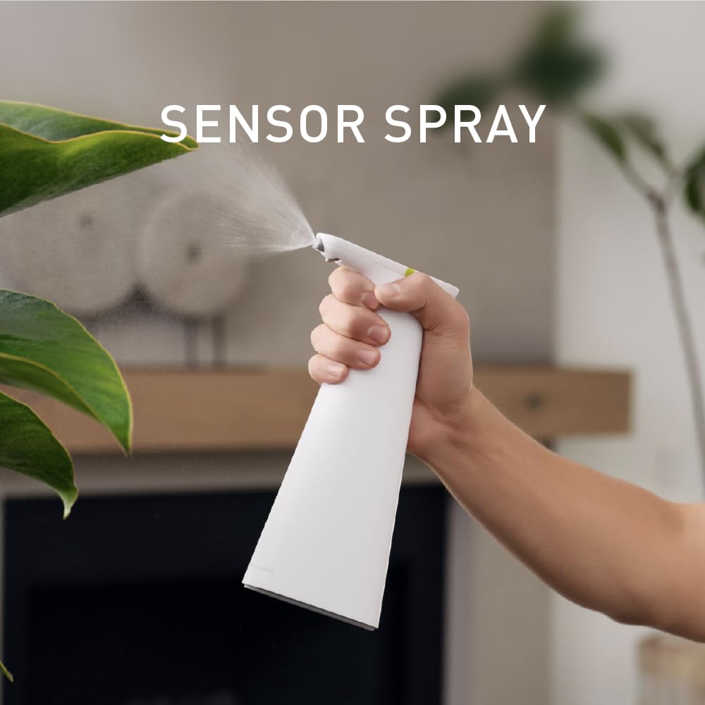 simplehuman Vaporisateur Capteur, Blanc, Spray Automatique Continu, Commande Tactile Intuitive, Brume Superfine, Cône Grande Couverture & Jet Ultra-Précis, Blanc