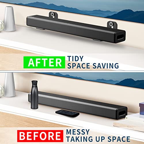Notiela Universal Soundbar Mount Shelf Sound Bar Mounts For Samsung, Sony, Lg, Vizio, Bose, Onn And More Soundbar Wall Mount - Sound Bar Mount Under Tv #TOP3