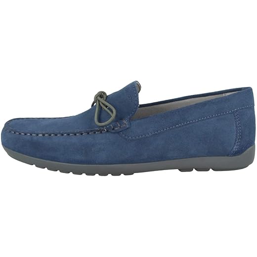 Geox Homme U Tivoli A Mocassins, Bleu Ciel