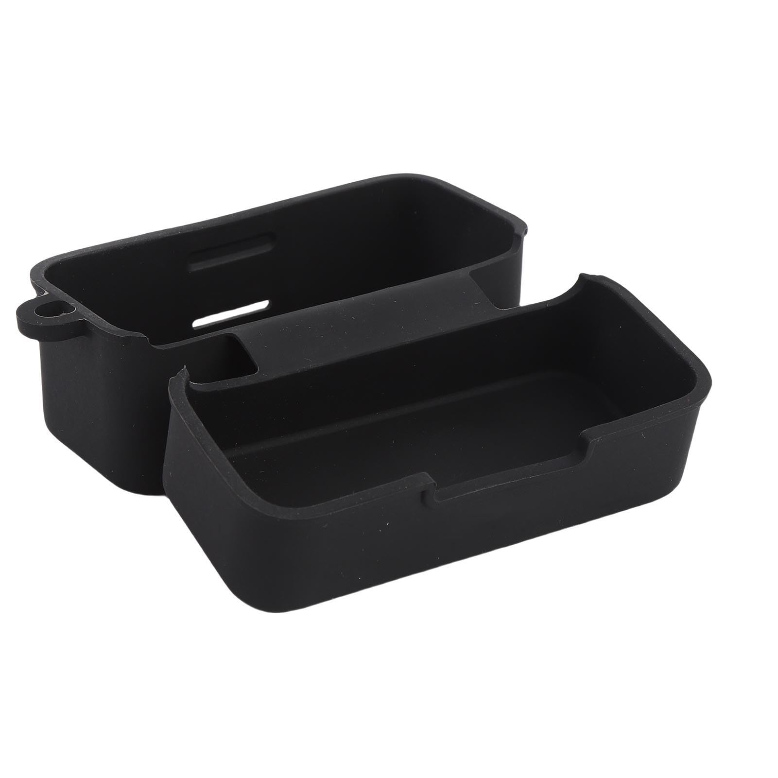 Yunseity Silicone Protective Case for Mic Mini Microphone Charging Case Protector, Shockproof Drop Proof Anti Scratch Black, with 3D Buttons, Compact and Lightweight