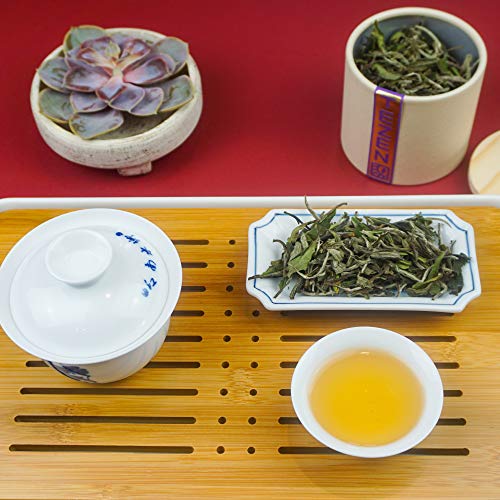 Bai Mu Dan Weißer Bio Tee aus China | Premium chinesischer Tee (Bio) aus Fuding, Fujian (50g)