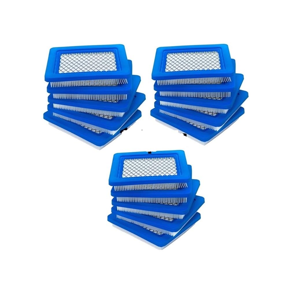 Cartouche d'air 491588s et 399959 pour tondeuse poussée avec filtre de rechange en lot de 15 pièces