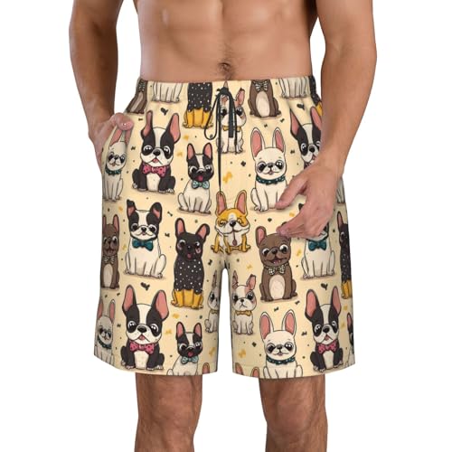 Short de natation protection solaire et séchage rapide à motif vache pour piscine