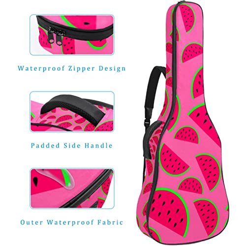 Housse de transport étanche pour guitare avec bandoulière réglable Motif cœurs roses, Multicolore 05, 42.9×16.9×4.7 in… - Les Beatles, Paul McCartney, John Lennon, RIngo Starr, George Harrison Housse de transport étanche pour guitare avec bandoulière réglable Motif cœurs roses, Multicolore 05, 42.9x16.9x4.7 in… – Image 5