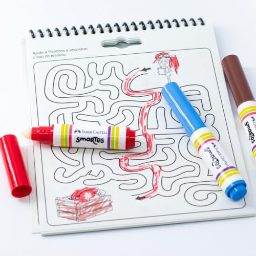 Bloco de Atividades Para Colorir Smartes Faber-Castell
