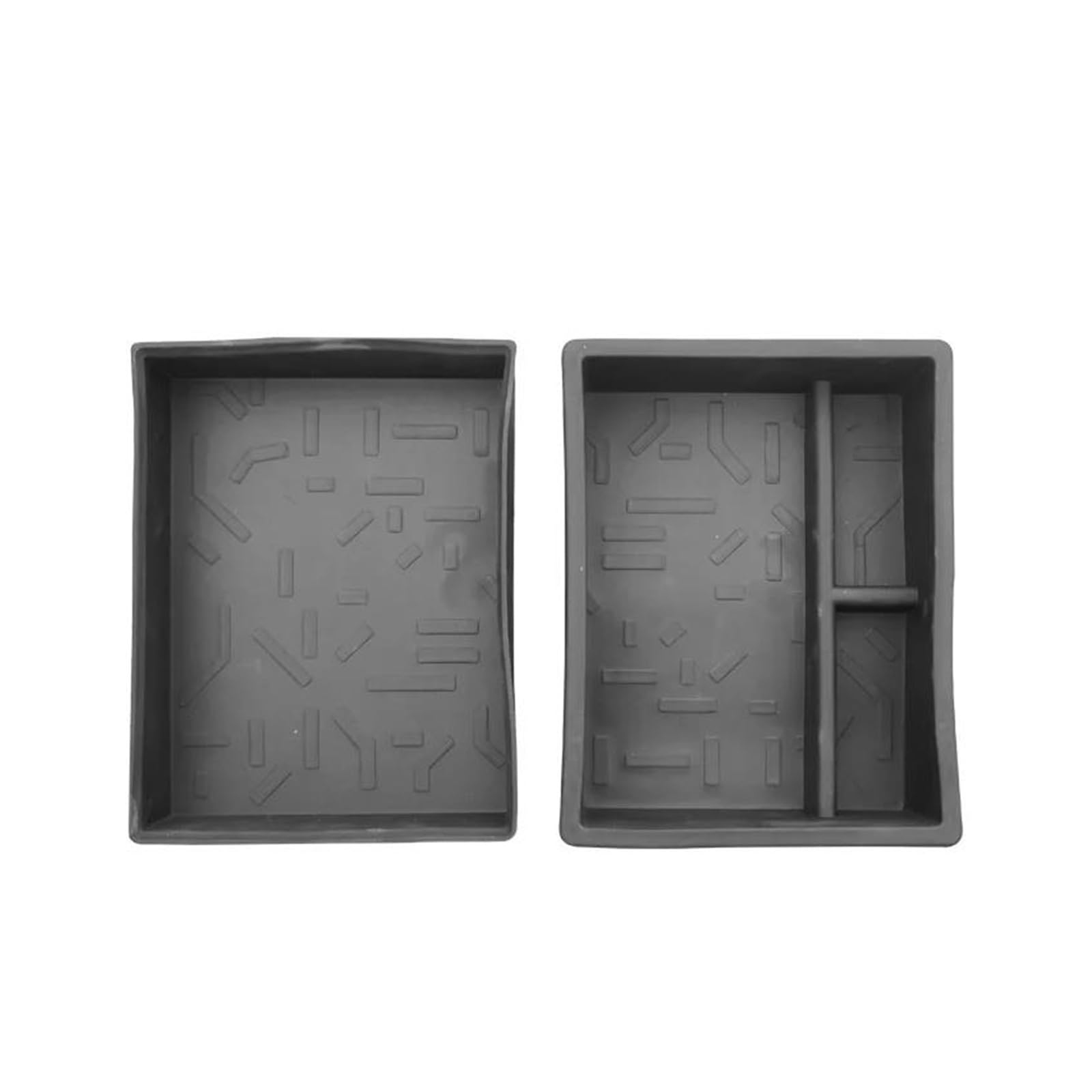 AHRPKAMERD Centre Console Organiser Tray Suitable For Zeekr For X Container Storage Double Box Car Interior TPE Setting In Armrest Armrest Storage Box