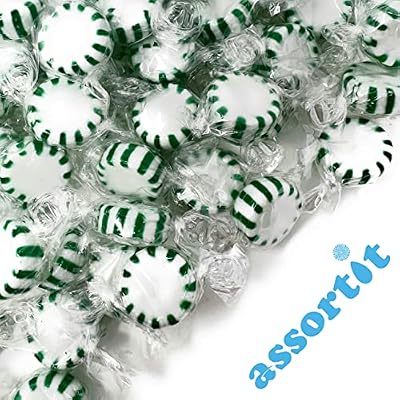 Easter Spearmint Starlights Hard Candy Mints - 1 lbs - Spearmint Flavored Old School Disks Classic Hard Candies - American Vintage Candy Snack - Individually Wrapped, 16 oz.