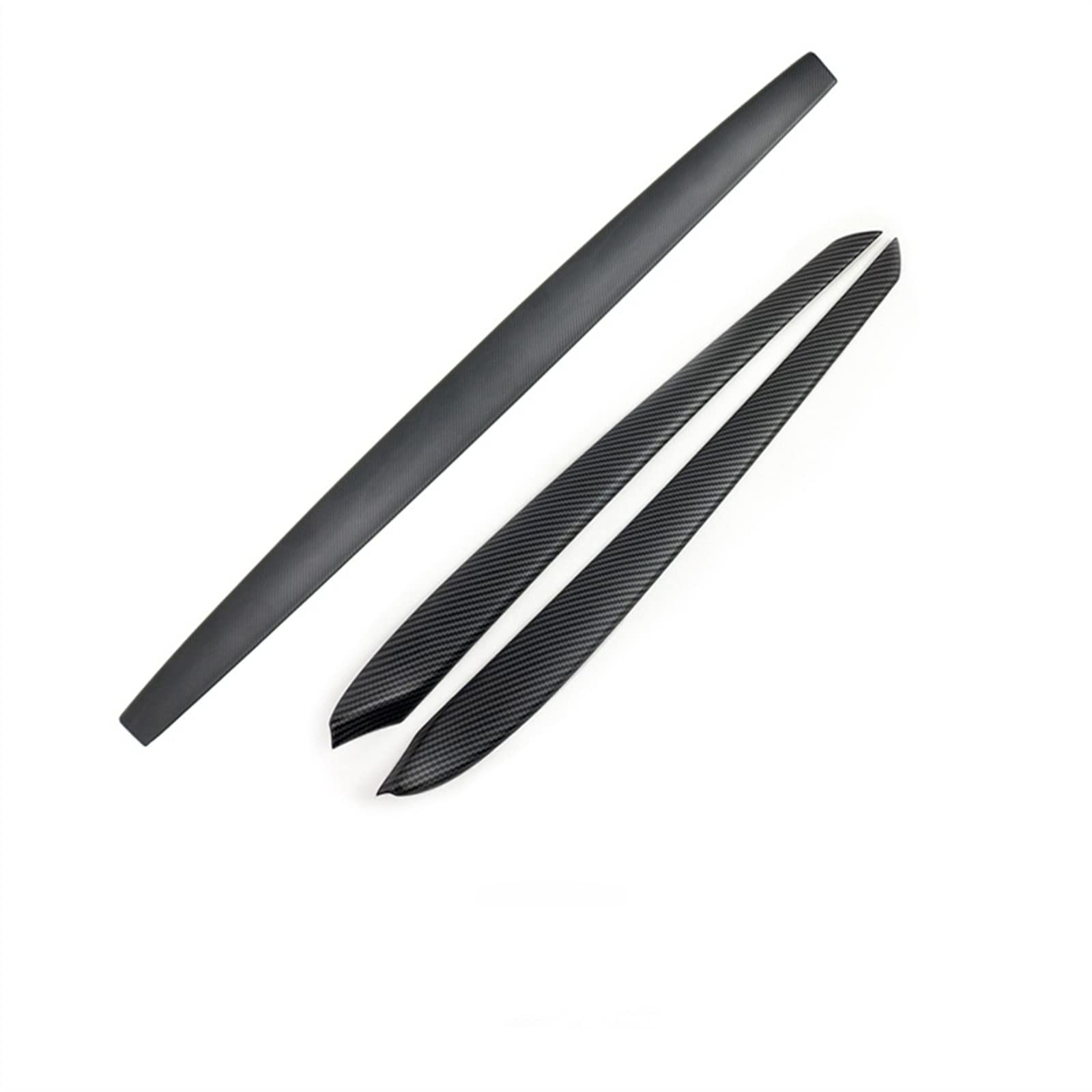 Mid Console Dash Door Wood Trim Insert Cover Dashboard Decor Panel Sticker ABS for Tesla Model 3 Y 2021 2022(Matte Carbon Sets)