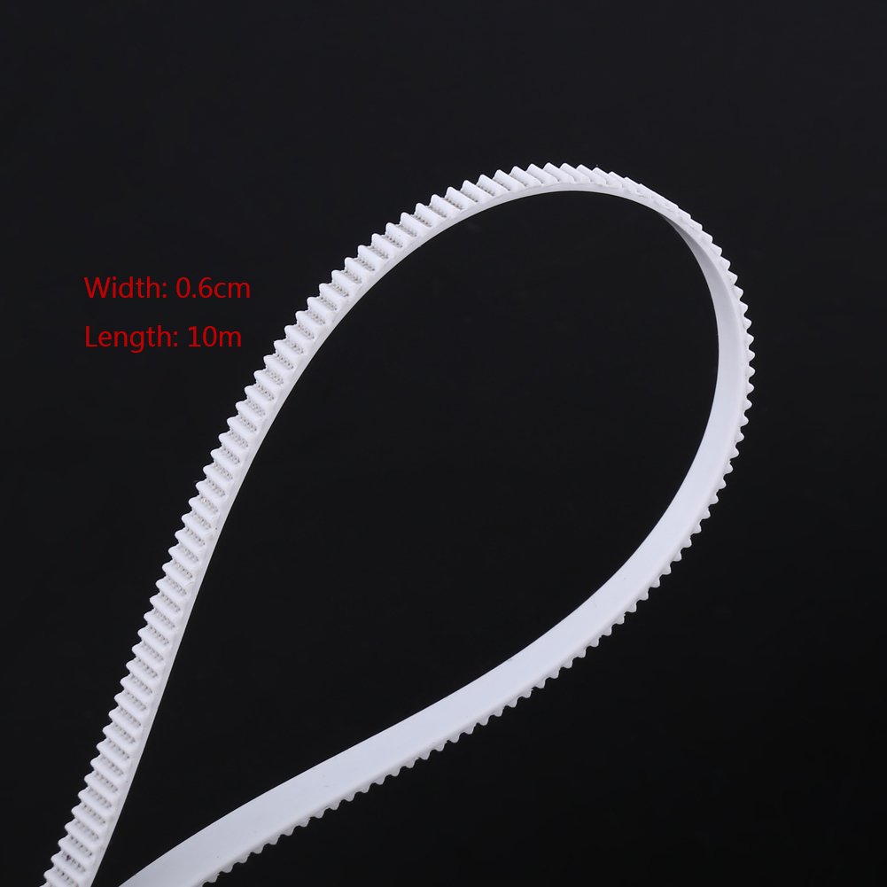 ZHaonan-cinghia di distribuzione 10m-50m GT2 GT2 Cintura di distribuzione aperta, larghezza 6mm / 10mm, cintura GT2 PU con anima in acciaio, cintura sincrona in gomma 2GT, parti della stampante 3D Par