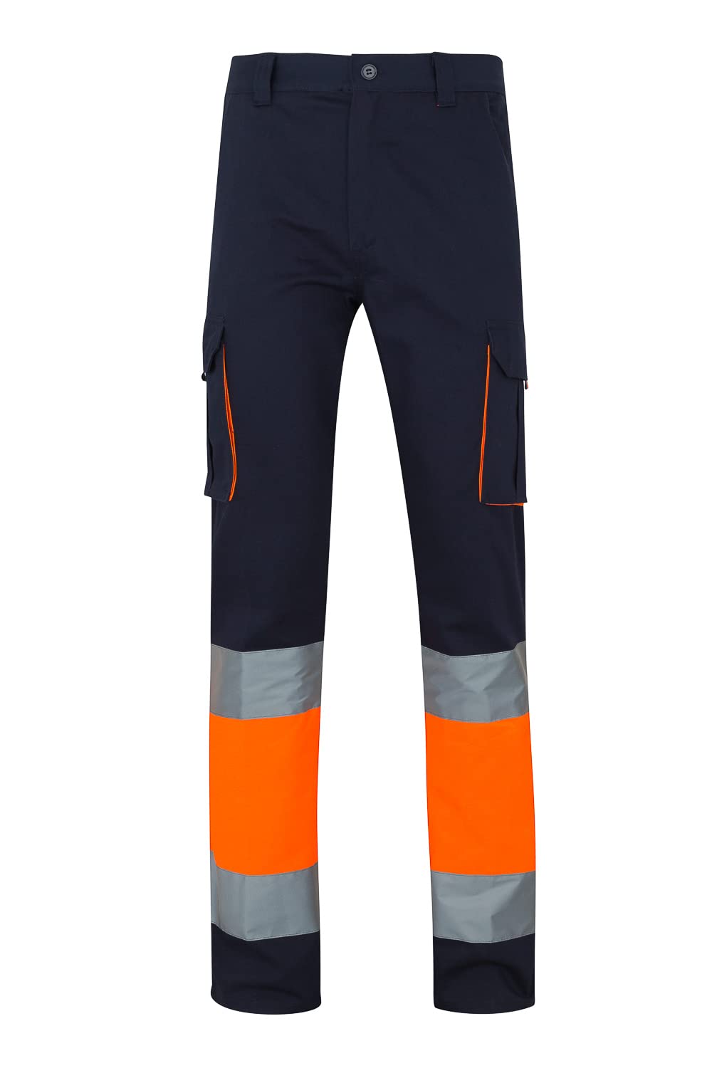 Velilla 303007; pantalón de Alta Visibilidad 100% algodón, Bicolor y Multibolsillos — view 9