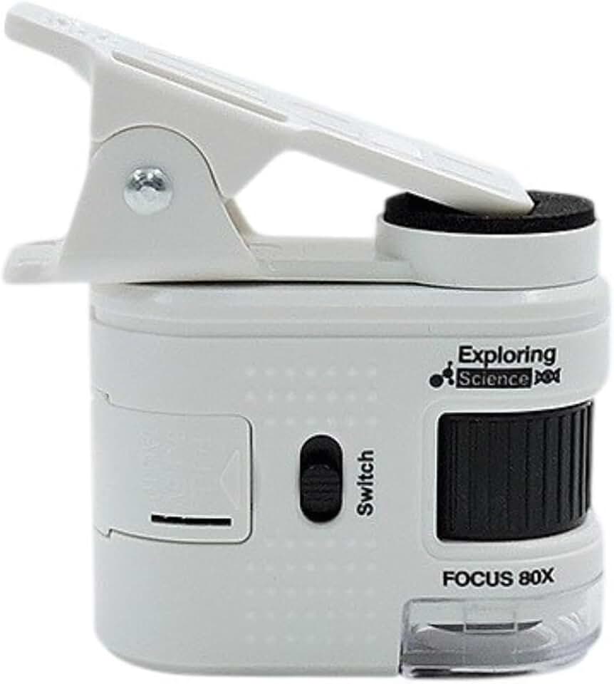 Mini Microscópio Portátil Bolso Uso 80x Celular Tablet
