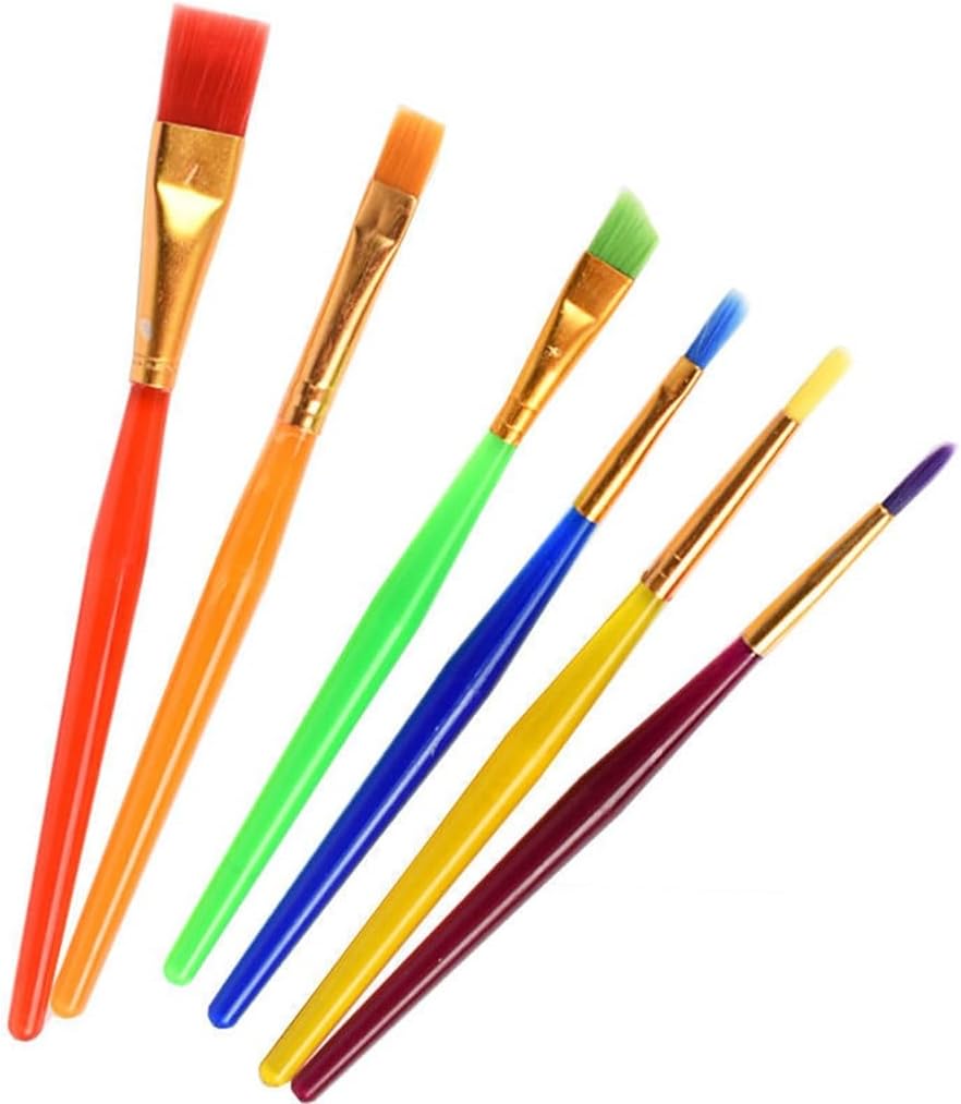 Colourful Crystal Rod Candy Colour Brush Brush Set Gouache Brush Children's Art Brushes Graffiti Depicting Outlining Pen