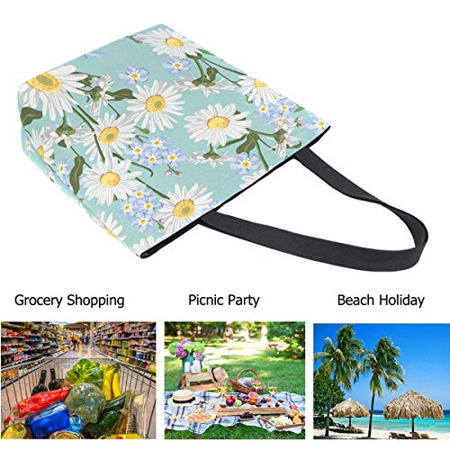 Chic Fashion Floral Pattern Extra Large Shoulder Tote Bag for Beach Travel Weekender Gym Grocery Shopping4