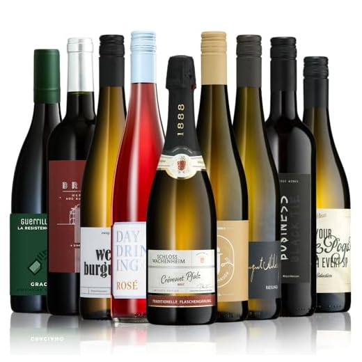 Italien vs. Frankreich 3er Weisswein Geschenk für besondere Anlässe Sommerparty Geburtstag Sauvignon, Chardonnay oder Riesling 5 GEILE WEINE Weinpaket ALLSTARS (9 x 0,75l) | Trockener Weißwein und Rotwein im Probierpaket | Wein von Winzern aus Deutschland, Frankreich und Portugal für jeden Geschmack