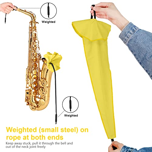 image for Eison Saxophone Cleaning Kits with Case for Sax and Clarinet Flute Tru