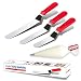 Cake Decorating Spatula from KitchWhiz, The ONLY Professional icing spatula set including 6",8",10" TOP Quality Stainless Cake Spatulas. Perfect Cake Decorating Supplies with Bonus of 10 Pastry Bag