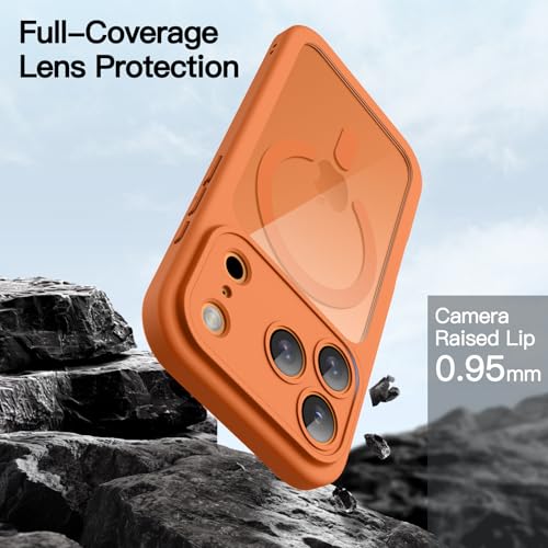 Image of JETech Case for iPhone 17 Pro, 360 Protection, Orange