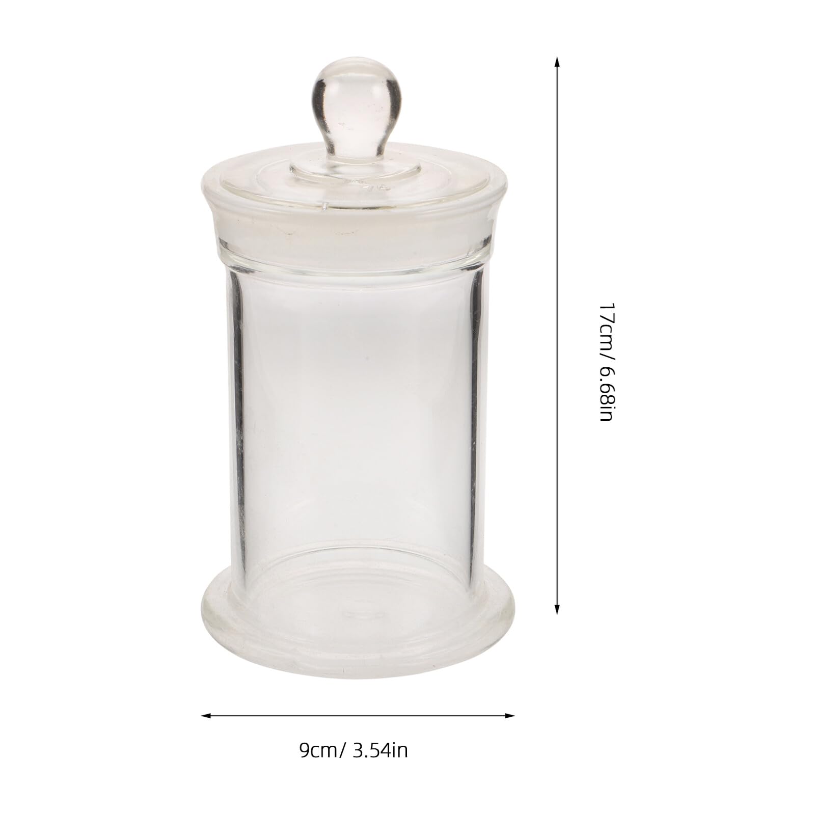 Provetta in vetro borosilicato, 75 x 120 mm, con coperchio, a parete spessa, a prova di perdite, contenitore per campioni di laboratorio, per preparati chimici e applicazioni sperimentali
