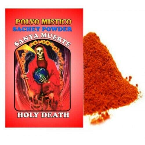 6 Pcs Holy Death Sachet - Santa Muerte Polvo en Bolsa miniatura 1