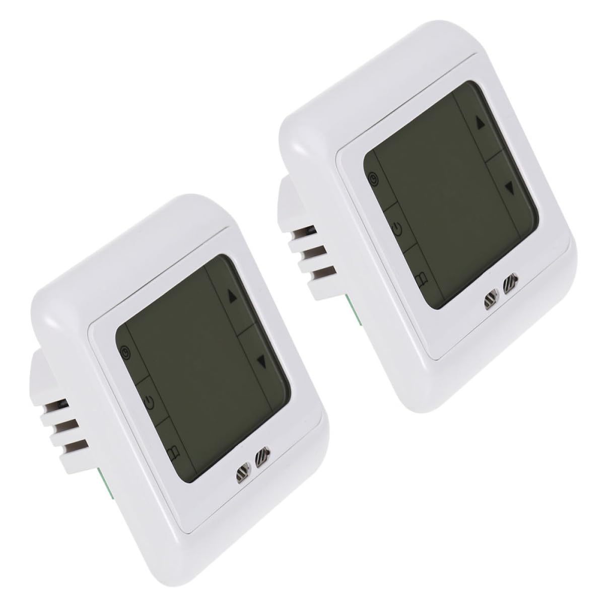 2 Stück Fußbodenheizungsthermostat Weiß, Programmierbar, 220v