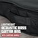 Gator Cases Foam Padded Acoustic Bass Guitar Gig Bag, Fits Acoustic Bass Guitars up to 49.3