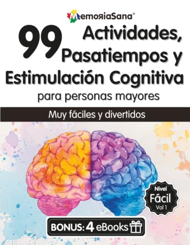 Libro de Actividades, Estimulación Cognitiva y Pasatiempos para P...