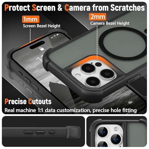 Coque antichoc Phone Pro Max évite les casses qualité militaire mate compatible MagSafe