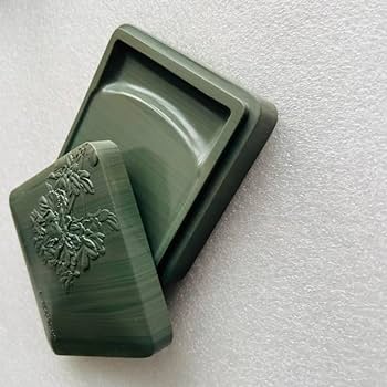 石眼　硯（すずり） Amazon | 硯 墨池 すずり 硯石 澄泥硯 中国四大名硯の一つ 墨池