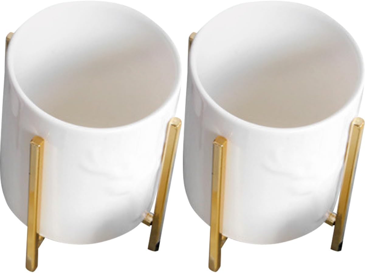 LIFKOME 2pcs Cutlery Storage Box Chopstick Holder Ceramic Display Box for Kitchen