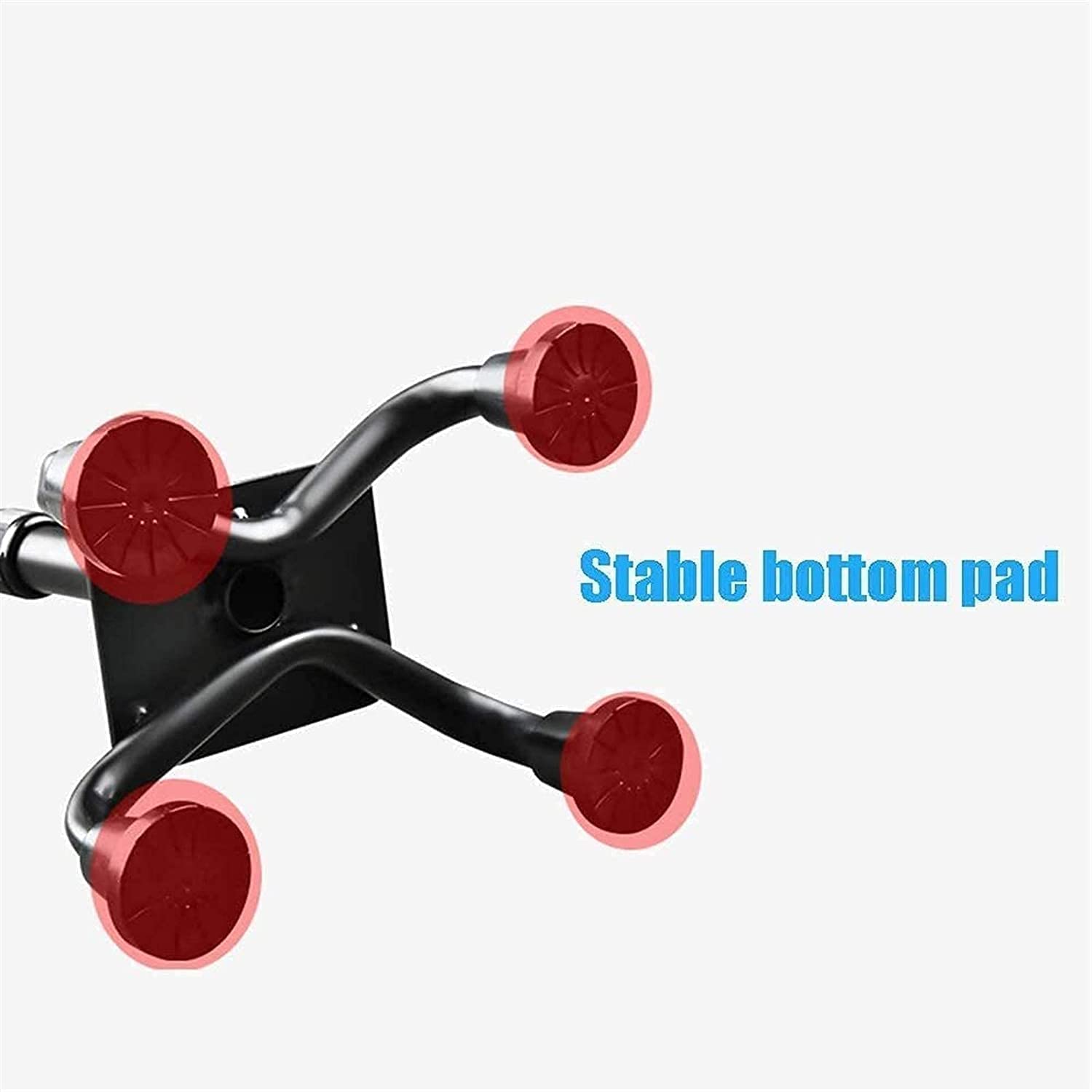 Muletas de antebrazo (1 par), muletas de brazo plegables ajustables, ergonómicas y livianas con asas de goma para bastones resistentes y antideslizantes para adultos, negro/rosa/azul