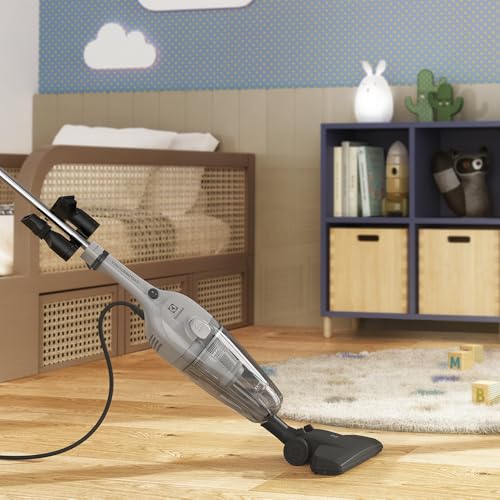 Aspirador de Pó Vertical com fio portátil de mão 2 em 1 potente 1500W cabo 4.7m com capacidade 950 ml filtro HEPA STK16 Cinza STK 127v - Imagem 7