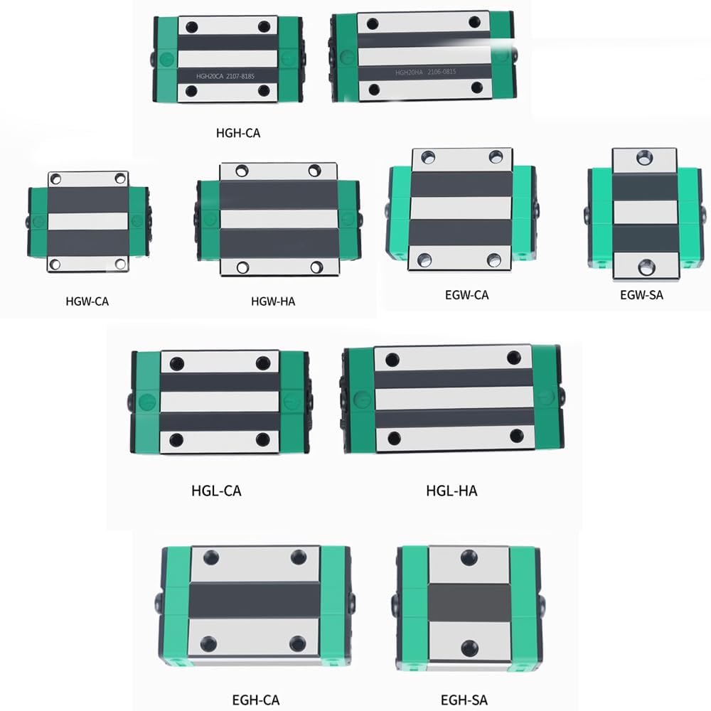 High Strength Linear Guide Slider Slide Rail Line Rail Slideway Rail HGH HGW 15 20 25 30 CA HA CC(HGW30CC)