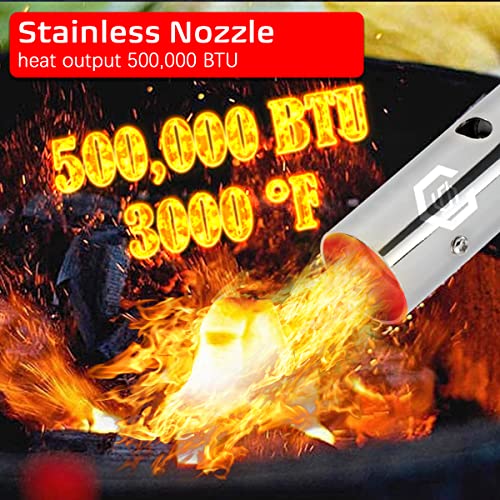 Schtumpa-Weed-Torch-Burner-Propane-Torch-Flame-Weeder-500000BTU-32Inch-Long-Electric-Ignition-Ergonomic-Anti-slip-Handle-for-Burning-Grass-Starting-Fires-and-Melting