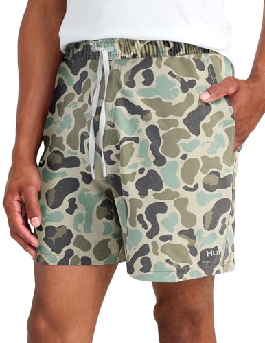HUK Pursuit Volley Pattern, Quick-Dry Shorts for Men