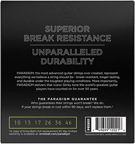 Ernie Ball Regular Slinky Paradigm Electric Guitar Strings - 10-46 Gauge