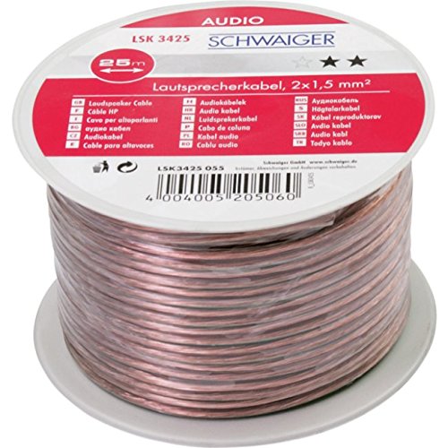 Preisvergleich Produktbild Schwaiger LSK3410055 Lautsprecherkabel