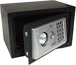 Cofre Eletrônico Digital Segredo Senha 30x20x20cm Chave Aço