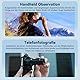 APEXEL 2-in-1 HD 6X-Teleobjektiv mit Festem Fokus und 150-mm-Makroobjektiv mit Universalclip, Professionelles Handy-Objektiv-Set, Geeignet für die Meisten Smartphones