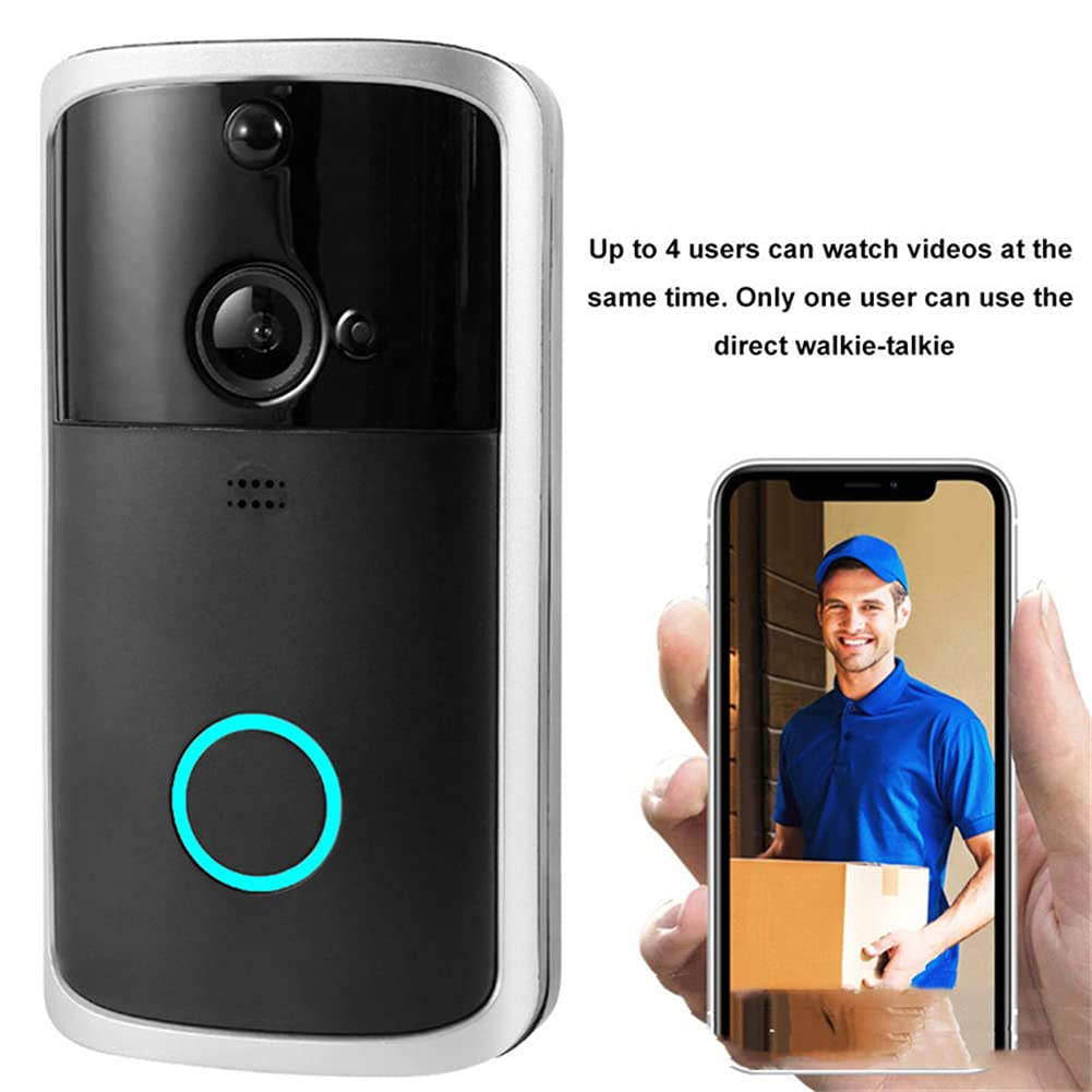 Smart Phone Wireless WiFi Video Smart Phone, Videocitofono con Campanello, Buono per La Sicurezza Domestica, Perfetto Come Il Regalo per La Casa