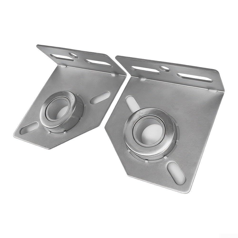 para soporte Bisagra Puerta Garaje para acero Galvanizado 2 Unidades