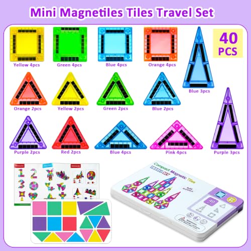 Mini Magnetic Tiles for kids - image 3