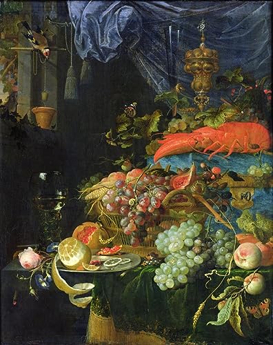 Peinture sur toile Abraham Mignon solution déco pour réchauffer l'ambiance d'une chambre